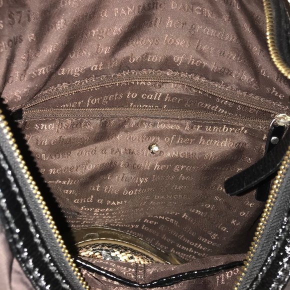 Kate Spade Black and Brown Nylon Chain Handle Purs - Picture 3 of 3